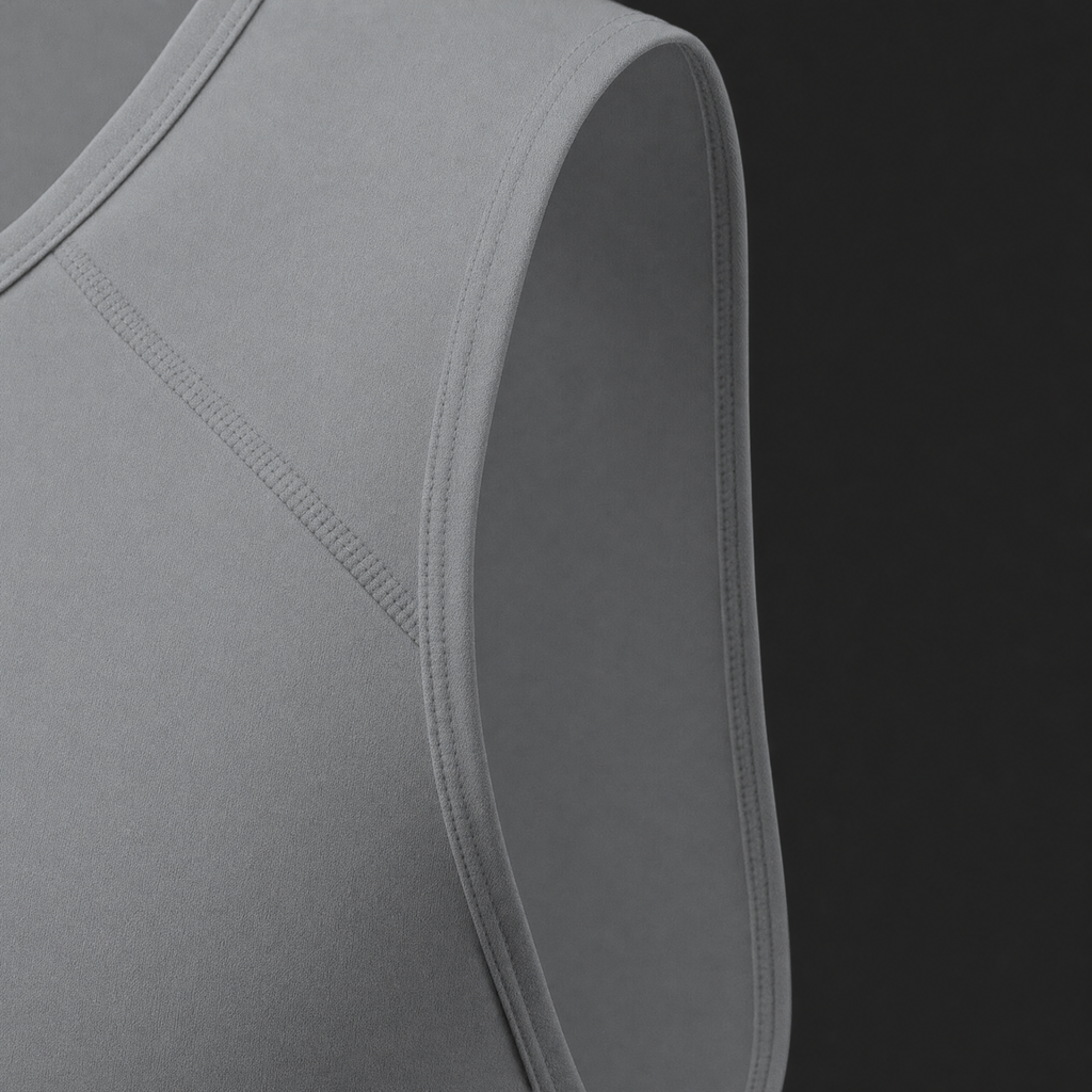 Gray fabric close-up, Manakin Air